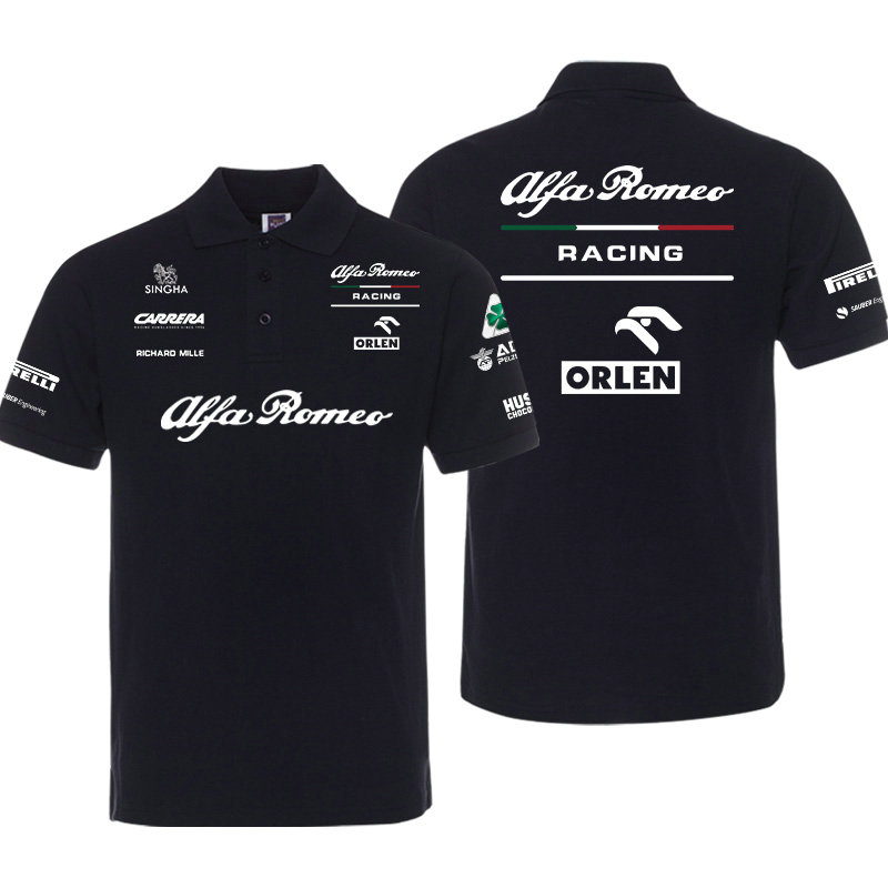 Polo Alfa Romeo Racing F1 Team ORLEN Homme Manche Courte Coton Regular Fit